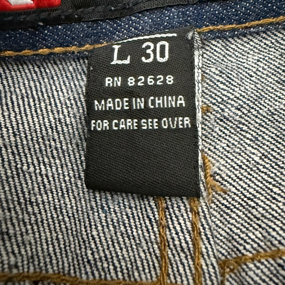 Southpole Y2K Blue Jeans Men’s L 30 Streetwear Hip Hop Denim - Picture 4 of 8